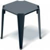 Prosperplast Záhradný odkladací stolík Lotties 39,6x39,6x46,5 cm grafitový