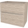 Mereo, Mereo Mailo, kúpeľňová skrinka 101 cm, chróm madlo, Multidecor, Dub Kronberg svetlý, MER-CN592SDKRS
