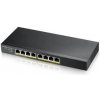 ZyXEL GS1915-8EP, 8-port GbE PoE Smart hybrid mode Switch, s