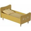 Maileg Drevená posteľ Mini Yellow