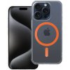 Kryt Drop Glue Colorful Ring Mag Cover s MagSafe iPhone 15 Pro Orange