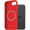 AlzaGuard Silicone Case Compatible with Magsafe pro iPhone 16e červený AGD-PCMS27R (AGD-PCMS27R)