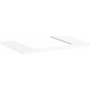 Hansgrohe Xelu Q doska 78 x 55 x 1,6 cm biela vysoký lesk 54094050