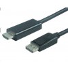 Kábel PREMIUMCORD DisplayPort 1.2 na HDMI 2.0, pre rozlíšenie 4Kx2K@60Hz, 2m