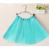 SISI 59620 TuTu sukňa pre dievčatá 3-vrstvová, dĺžka 30 cm, svetlomodrá