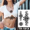 REBELULU Vodeodolné dočasné tetovačky pre ženy Fejkové tetovanie Dočasné tetovanie Ribbon Ornament Body Art Arm Fake Tattoo Men Women