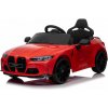 Elektrické autíčko BMW M4, červené, 2,4 GHz dialkové ovládanie, USB / Aux Vstup, odpruženie, 12V batéria, LED Svetlá, 2 X MOTOR, ORIGINAL licencia