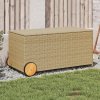 Záhradný box technorattan 190 l béžový