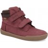 Barefoot detské zimné topánky Develab - Mid Boot 2 WP Burgundy vínové