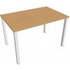 Hobis Pracovný stôl Uni, 120x75,5x80 cm, buk/biela