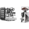 Rocket Espresso Appartamento, black/white + Eureka Mignon Specialita Compatto, CR chrome