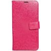 Puzdro Mezzo Book iPhone 17, vzor mandala - červené