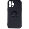 Silikónové puzdro na Motorola Moto G9 Play/E7 Plus Finger Grip čierne