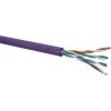 Solarix SXKD-5E-UTP-LSOH-305m CAT5E, LSOH plášť / netienený, 305m, fialový