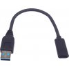 PremiumCord kur31-17 USB 3.0 A/samec - USB-C/samica, USB 3.2 GEN2, 3A, 20cm