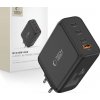 TECH-PROTECT NC240W-GAN 4-portová sieťová nabíjačka PD 240W / QC3.0 čierna (5906302352364)