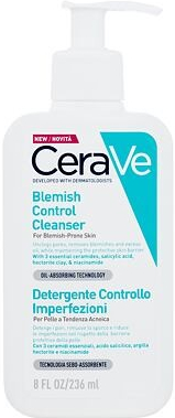 CeraVe Cleansers čistiaci gél proti nedokonalostiam aknóznej pleti 236 ml