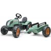 FALK Šliapací traktor 1054AB Farm Lander s vlečkou zelený