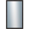 DANTIK - Zrkadlo v rámu, rozmer s rámom 60x100 cm z lišty 4020 hnedá (2767)