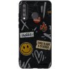 Picasee silikónový čierny obal pre Huawei P30 Lite - STICKERS x TAGS