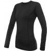 SENSOR Merino Air dámske čierne tričko dlhý rukáv - XXL