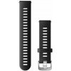 Garmin Quick Release 20mm, silikonový černý, stříbrná přezka 010-12561-02