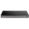 D-Link DGS-1250-52X 52-portový gigabitový inteligentný prepínač, 48x GbE, 4x SFP+ DGS-1250-52X/E