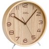 Designové stolové hodiny 5118 AMS, rádiom riadené 22cm