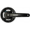 SHIMANO Stred Altus M315 175mm 36/22z. 7/8-k. čierny bez krytu na štvorhran