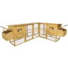 Drevený kurín ISTANBUL DELUXE, 2800 x 2200 x 1000 mm
