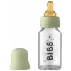 BIBS Baby Bottle sklenená fľaša 110ml (Sage)