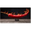 Foto obraz sklenený horizontálny chilli papričky 100x50 cm