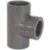 Aquaram PVC tvarovka - T-kus 90° redukovaný 50 x 25 mm, DN=50/25 mm, d=63 mm, lepenie / lepenie 0217605025