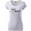 Furt dačo - Dámske tričko Pure - L ( Svetlosivý melír )