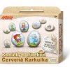 SMT Creatoys Maľovanie na štrk / kamene s príbehom Tri prasiatka kreatívne sada v krabičke 19x16x