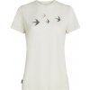 Dámske tričko Icebreaker Women Merino 150 Tech Lite SS Tee Bird Transit Veľkosť: L / Farba: biela