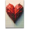 Vymalujsisam.sk Diamantové maľovanie - Dračie srdce Veľkosť: 20x30cm, Rám: Bez rámu, iba zrolované plátno, Diamanty: Okrúhle