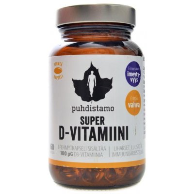 Puhdistamo Super Vitamin D 4000iu 60 kapsúl