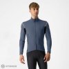 Castelli PERFETTO RoS 2 bunda, oceľová modrá/reflexná strieborná M