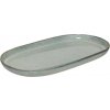 Secret de Gourmet Podlouhlý talíř z kameniny TERRE 21 x 37 cm