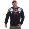 Yakuza mikina pánska bez kapucne SNAKE RAGLAN PB 20019 black Farba: čierna