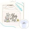 New Baby Body s potlačou Ahoj jsem tady!