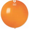 Svet balonku Guľatý pastelový balónik 80 cm oranžový