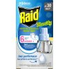 Raid Family elektrický odparovač tekutý proti komárom náhradná náplň 30 nocí 21 ml