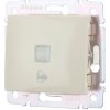 Legrand Slovensko, s.r.o. Valena - 774115 - Tlačidlo s orientačným osvetlením 230V piktogram zvončeka - Béžová