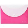 Obal na patent, A5, PP s dvomi vreckami, PANTA PLAST, neónovo ružová