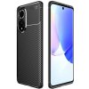 Gumený kryt CARBON na Huawei Nova 9 - Čierna