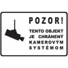 Etikety Info - Objekt chránený kamerou 200x135 mm