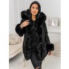 Čierna dámska zimná bunda parka s kapucňou Bolf 16M9062