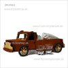Auto nákladné drevo + fl.+poháriky (Darček pre šoféra nákladiaka)